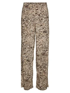 Vero Moda Hosen*VMEASY HW WIDE PANTS WVN GA White Pepper