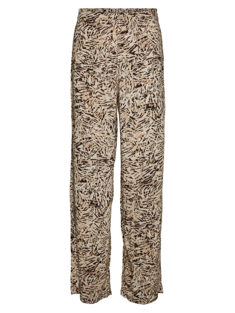 Vero Moda Hosen*VMEASY HW WIDE PANTS WVN GA White Pepper