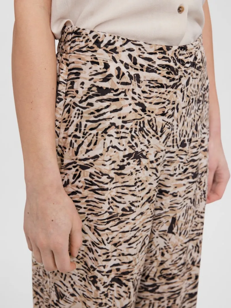 Vero Moda Hosen*VMEASY HW WIDE PANTS WVN GA White Pepper