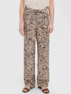 Vero Moda Hosen*VMEASY HW WIDE PANTS WVN GA White Pepper