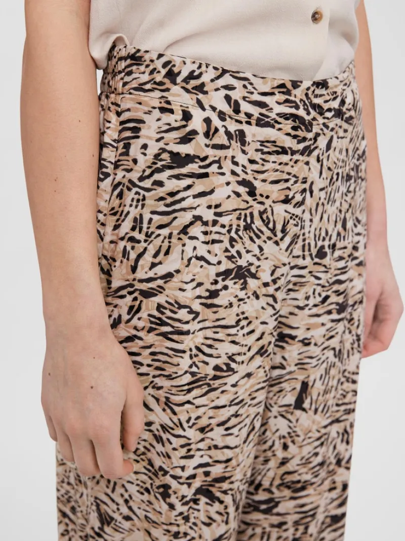 Vero Moda Hosen*VMEASY HW WIDE PANTS WVN GA White Pepper