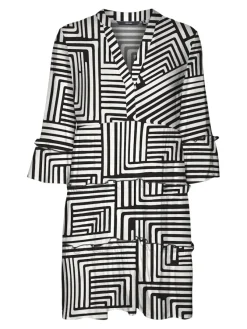 Vero Moda Kleider*VMEASY JOY 3/4 SHORT DRESS WVN GA Black