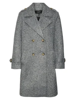 Vero Moda Jacken*VMELITEMAYA LONG COAT LCS Black