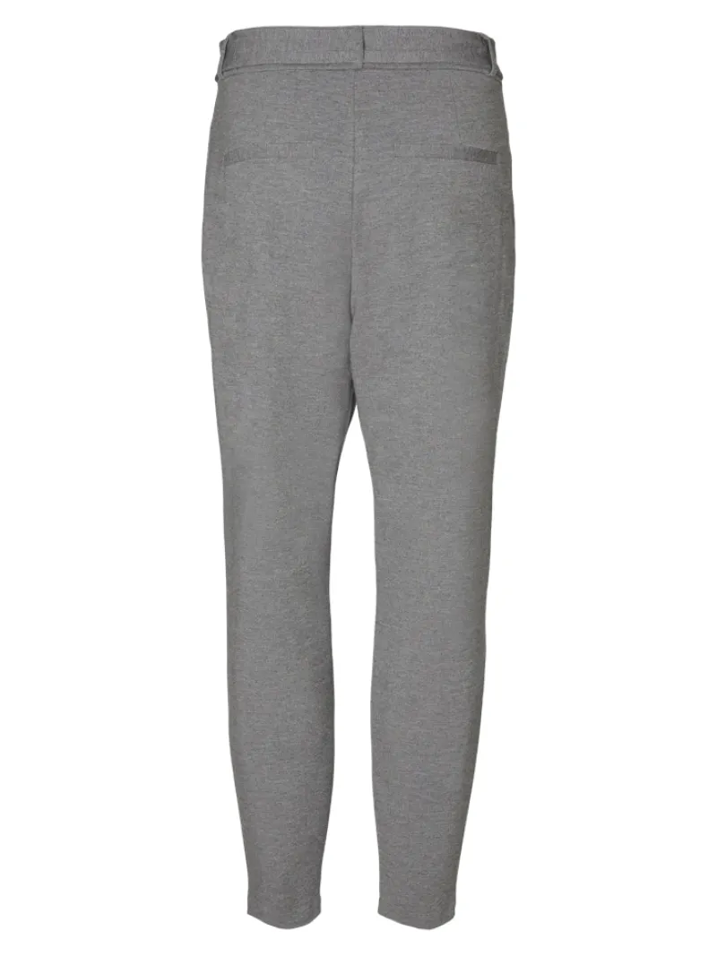 Vero Moda Hosen*VMEVA HR LOOSE BELT PANT GA COLOR Medium Grey Melange