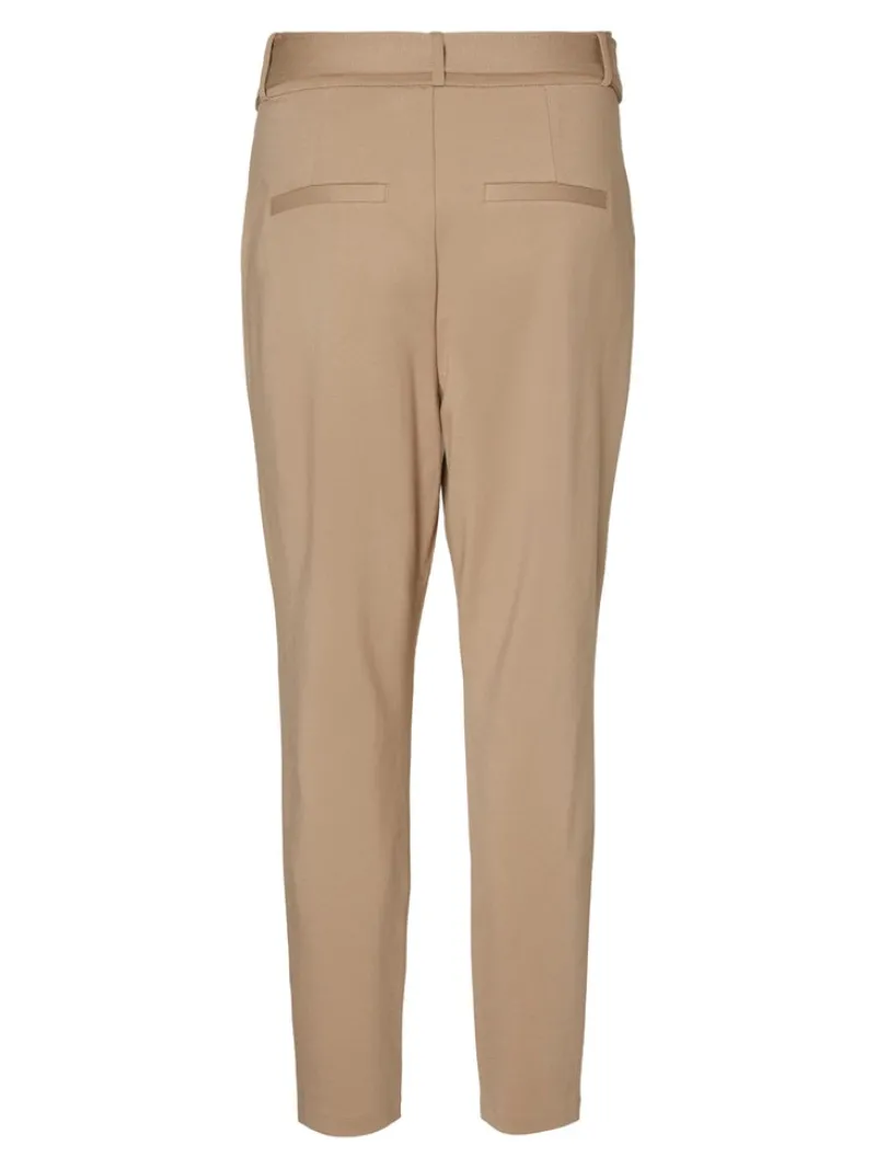 Vero Moda Hosen*VMEVA HR LOOSE BELT PANT GA COLOR Silver Mink