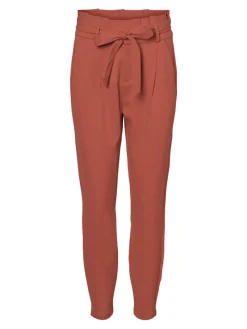 Vero Moda Hosen*VMEVA HR LOOSE PAPERBAG PANT GA COLOR marsala