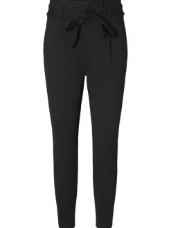 Vero Moda Hosen*VMEVA HW LOOSE PAPERBAG PANT NOOS Black