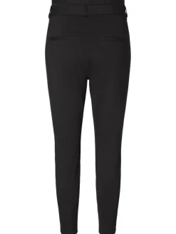 Vero Moda Hosen*VMEVA HW LOOSE PAPERBAG PANT NOOS Black