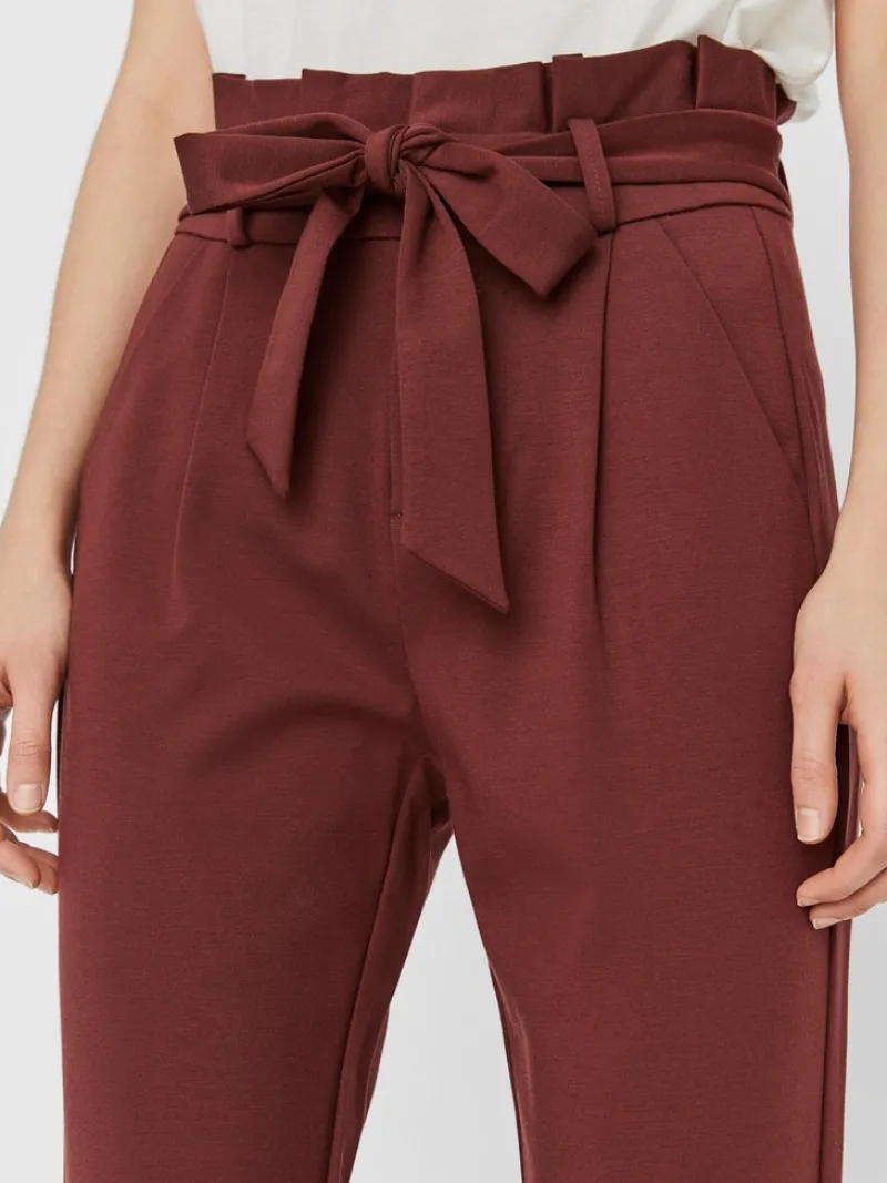 Vero Moda Hosen*VMEVA HW LOOSE PAPERBAG PANT NOOS sable