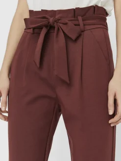 Vero Moda Hosen*VMEVA HW LOOSE PAPERBAG PANT NOOS sable