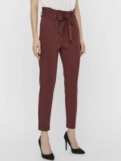 Vero Moda Hosen*VMEVA HW LOOSE PAPERBAG PANT NOOS sable