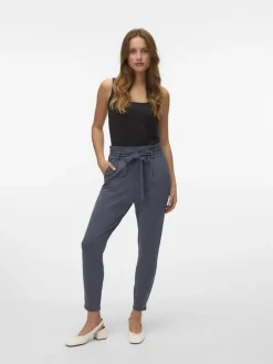 Vero Moda Hosen*VMEVA HW LOOSE PAPERBAG PANT NOOS ombre blue