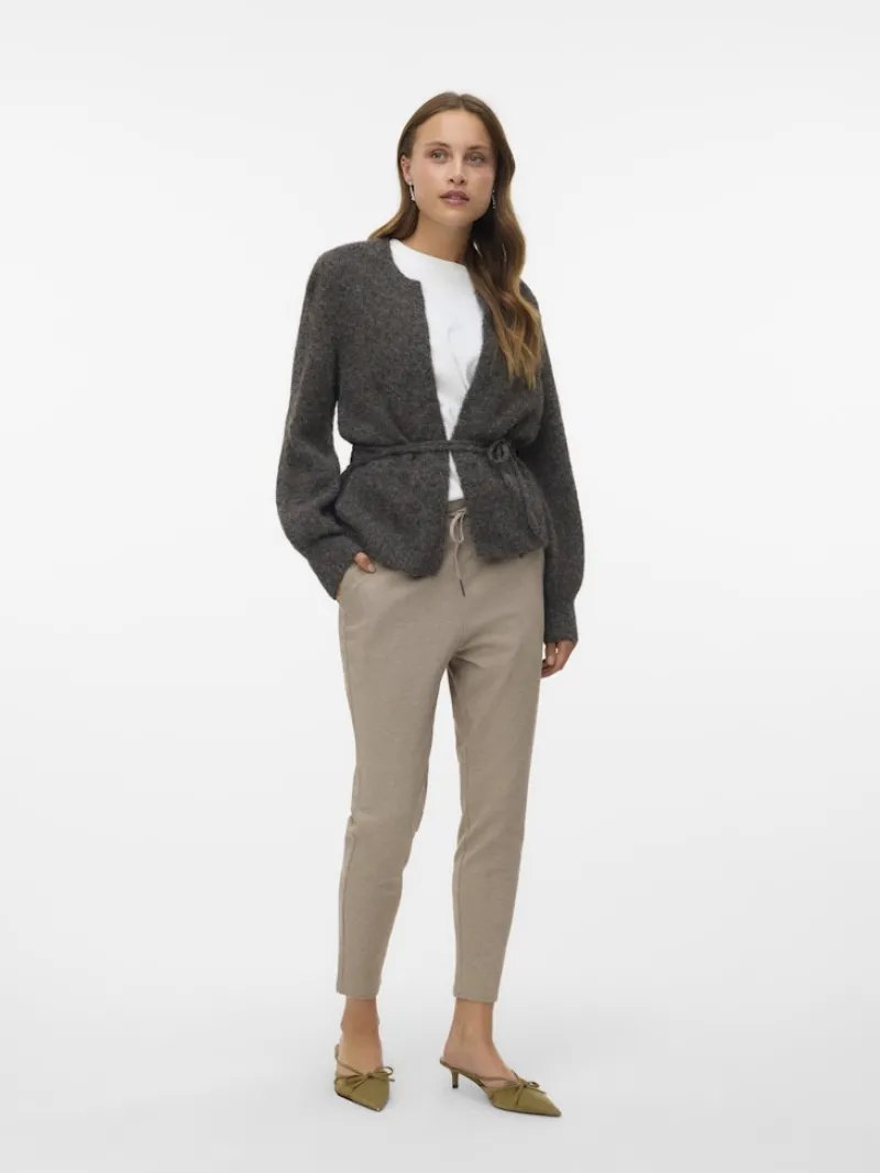 Vero Moda Hosen*VMEVA MR LOOSE STRING PANT GA NOOS Fossil