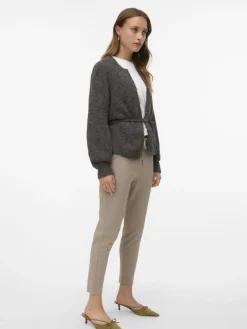 Vero Moda Hosen*VMEVA MR LOOSE STRING PANT GA NOOS Fossil