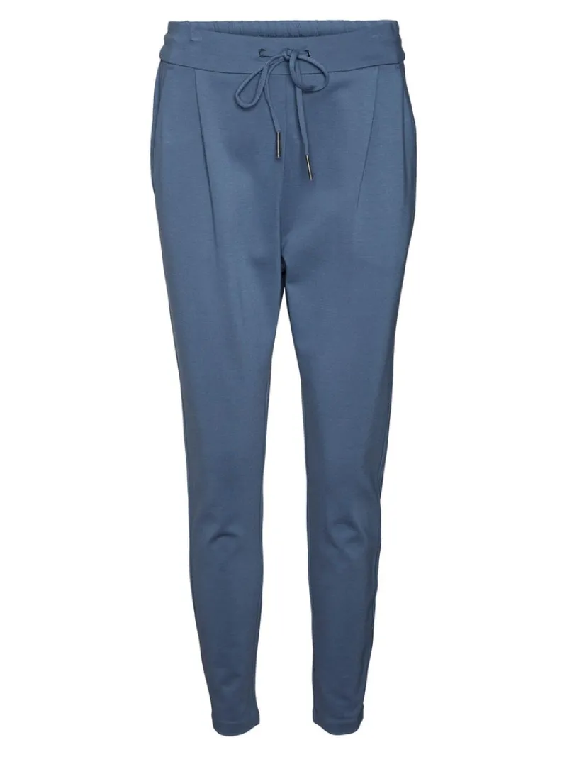 Vero Moda Hosen*VMEVA MR LOOSE STRING PANT GA NOOS china blue
