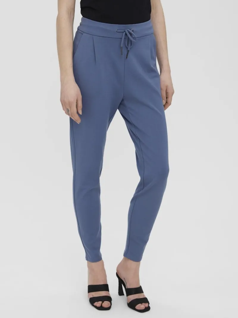 Vero Moda Hosen*VMEVA MR LOOSE STRING PANT GA NOOS china blue