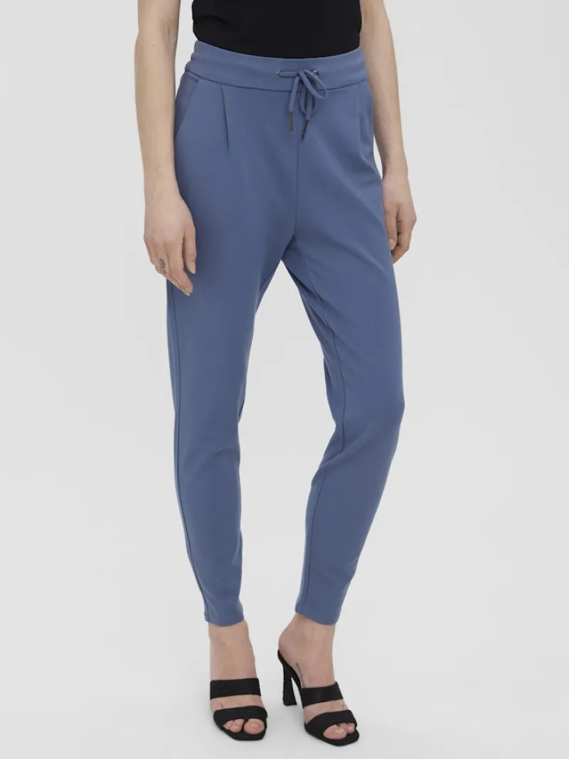 Vero Moda Hosen*VMEVA MR LOOSE STRING PANT GA NOOS china blue