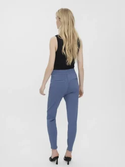 Vero Moda Hosen*VMEVA MR LOOSE STRING PANT GA NOOS china blue