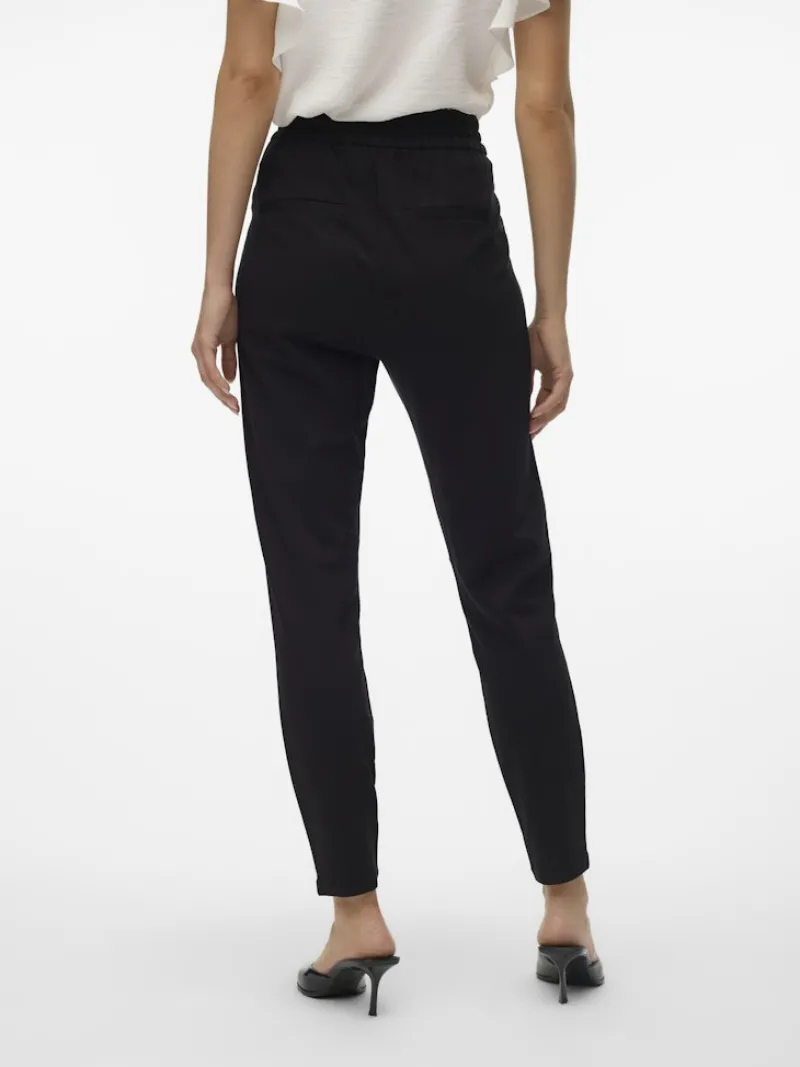 Vero Moda Hosen*VMEVA MR LOOSE STRING PANT GA NOOS Black
