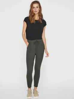 Vero Moda Hosen*VMEVA MR LOOSE STRING PANT GA NOOS Peat