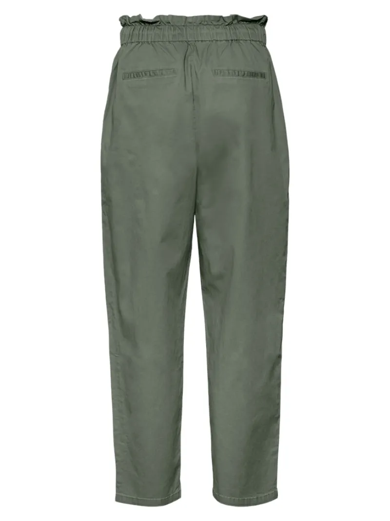 Vero Moda Hosen*VMEVANY HR LOOSE STRING ANKL PANT GA Laurel Wreath