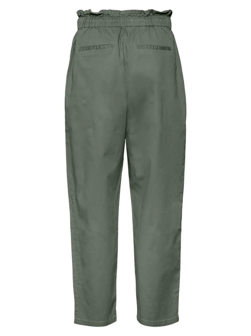 Vero Moda Hosen*VMEVANY HR LOOSE STRING ANKL PANT GA Laurel Wreath