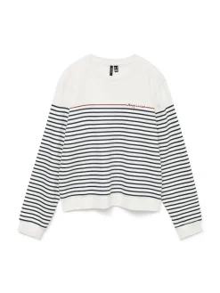 Vero Moda Pullover & Sweatshirts*VMFERNANDA LS SWEAT BOX JRS GA Cloud Dancer