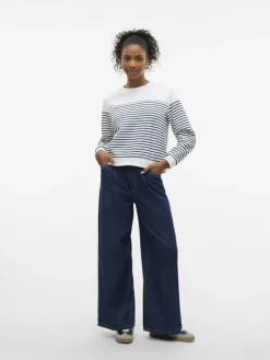 Vero Moda Pullover & Sweatshirts*VMFERNANDA LS SWEAT BOX JRS GA Cloud Dancer