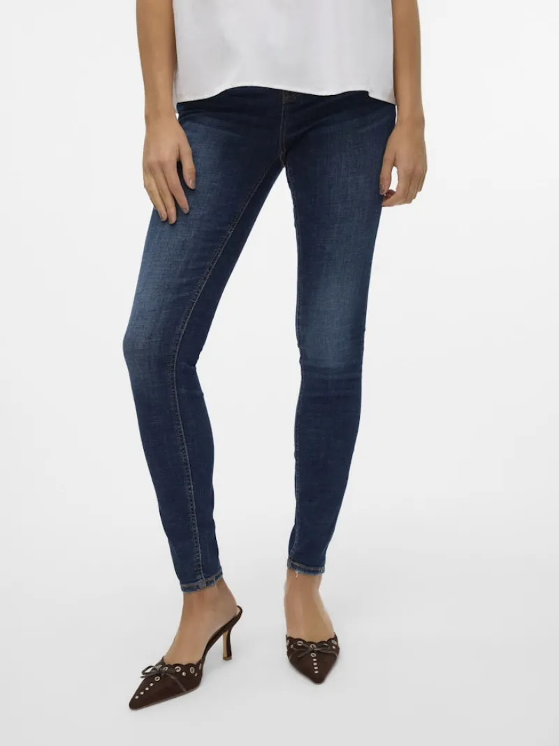 Vero Moda Jeans*VMFLASH MR SKINNY JEANS LI3303 GA NOOS Dark Blue Denim