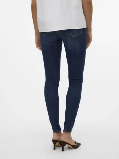 Vero Moda Jeans*VMFLASH MR SKINNY JEANS LI3303 GA NOOS Dark Blue Denim