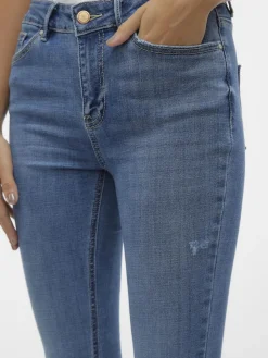 Vero Moda Jeans*VMFLASH MR SKINNY JEANS LI347 GA NOOS Medium Blue Denim