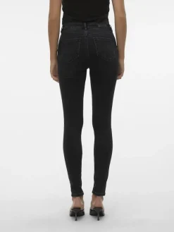 Vero Moda Jeans*VMFLASH MR SKINNY JEANS LI111 GA NOOS Black Denim
