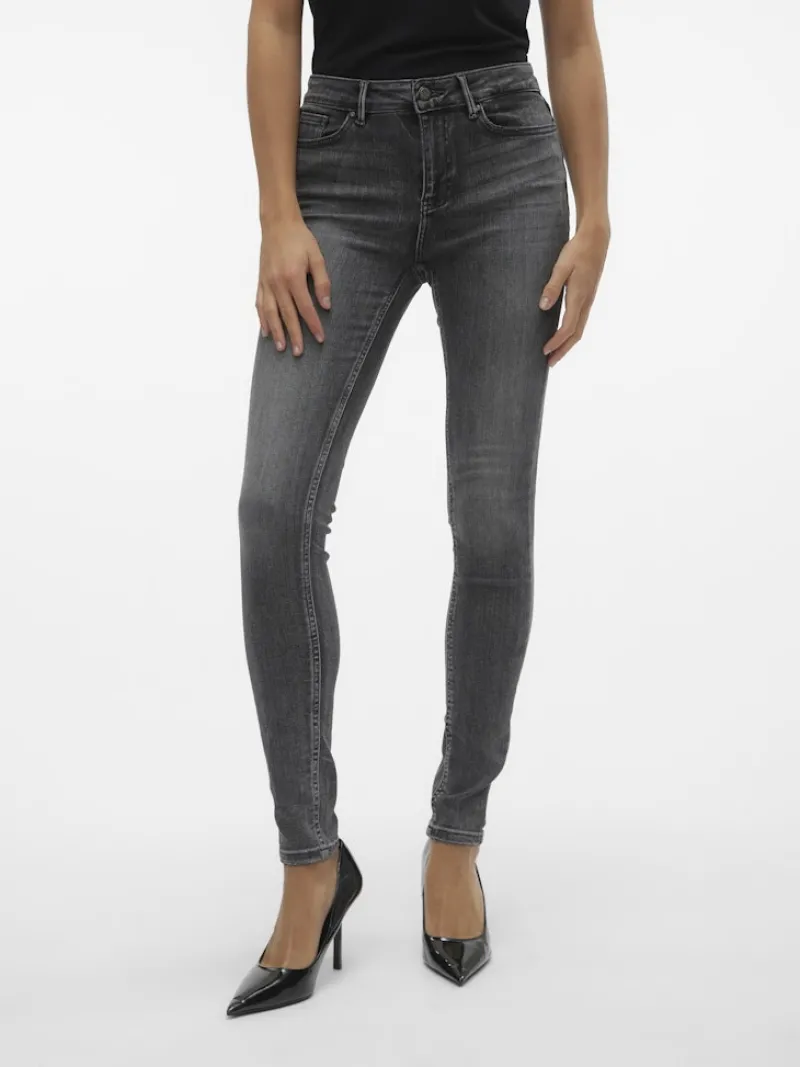 Vero Moda Jeans*VMFLASH MR SKINNY JEANS LI213 GA NOOS Medium Grey Denim