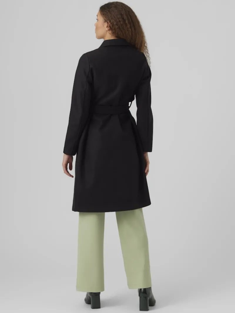 Vero Moda Jacken*VMFORTUNEAYA LONG COAT GA NOOS Black