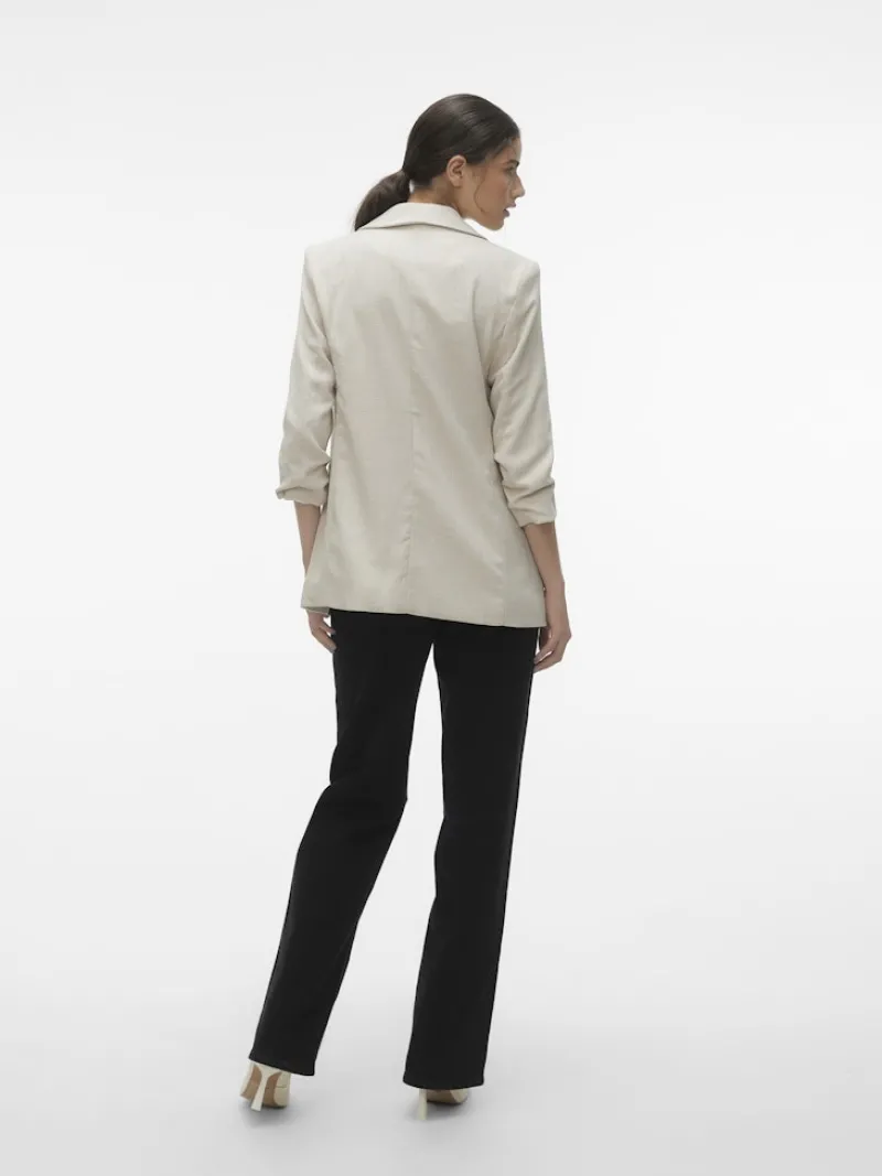 Vero Moda Jacken*VMFRIDA 3/4 REGULAR BLAZER NOOS oatmeal