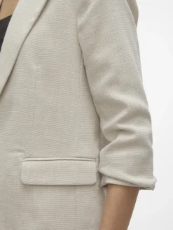 Vero Moda Jacken*VMFRIDA 3/4 REGULAR BLAZER NOOS oatmeal
