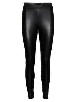 Vero Moda Hosen*VMGANA MW PL LEGGING NOOS Black