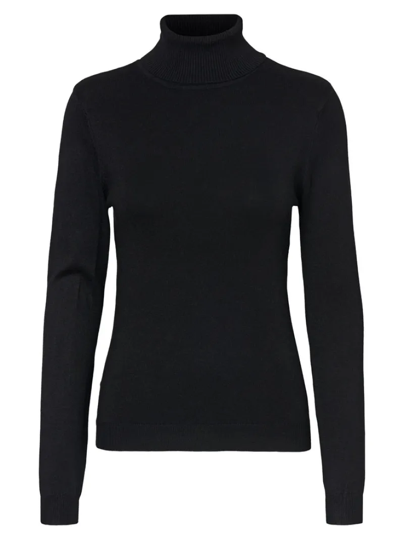 Vero Moda Pullover & Sweatshirts*VMGLORY LS ROLLNECK BLOUSE GA NOOS Black