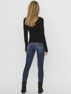 Vero Moda Pullover & Sweatshirts*VMGLORY LS ROLLNECK BLOUSE GA NOOS Black