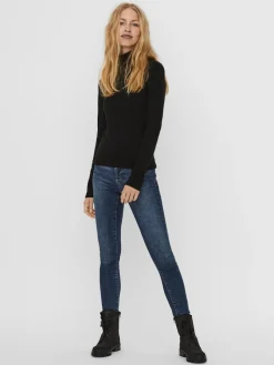 Vero Moda Pullover & Sweatshirts*VMGLORY LS ROLLNECK BLOUSE GA NOOS Black