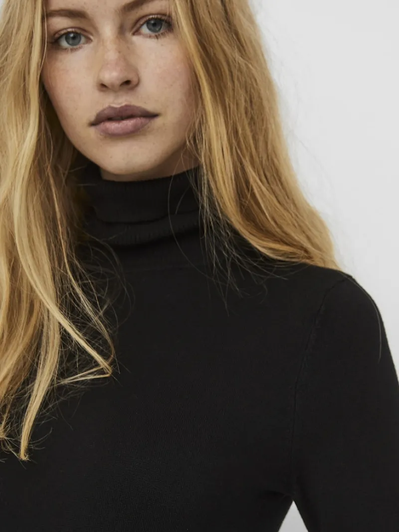 Vero Moda Pullover & Sweatshirts*VMGLORY LS ROLLNECK BLOUSE GA NOOS Black