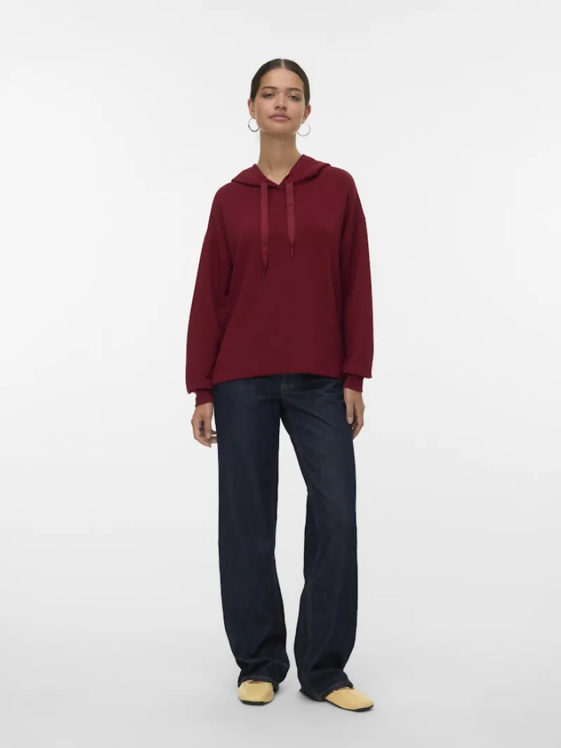 Vero Moda Pullover & Sweatshirts*VMHALI LS HOODIE JRS GA BOO syrah