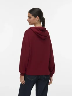 Vero Moda Pullover & Sweatshirts*VMHALI LS HOODIE JRS GA BOO syrah