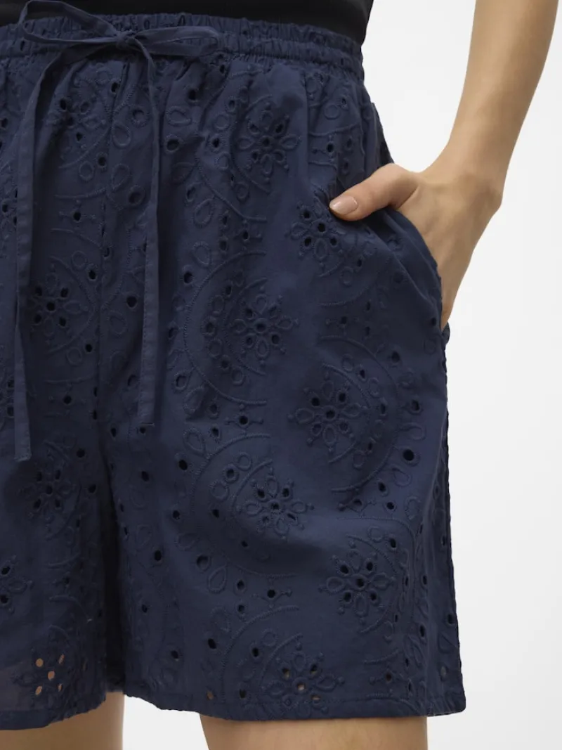 Vero Moda Shorts*VMHAY HW EMB SHORTS WVN SPE Navy Blazer