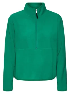 Vero Moda Pullover & Sweatshirts*VMILSA LS HALF ZIP SWEAT JRS BF Pepper Green