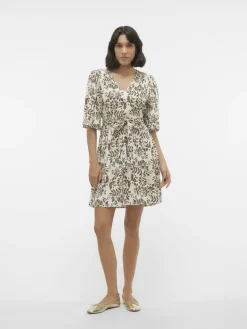 Vero Moda Kleider*VMIMMA 2/4 SHORT DRESS WVN BTQ Capers