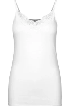 Vero Moda Shirts*VMINGE LACE SINGLET JRS NOOS Bright White