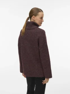 Vero Moda Pullover & Sweatshirts*VMINGRID LS ROLL NECK PULLOVER NOOS Winetasting