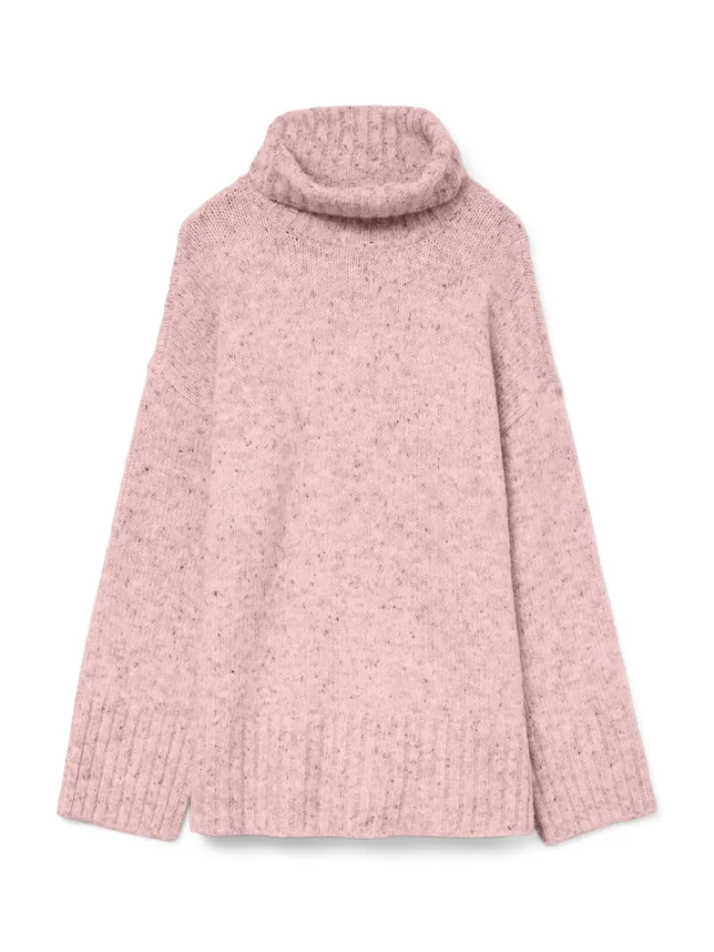 Vero Moda Pullover & Sweatshirts*VMINGRID LS ROLL NECK PULLOVER NOOS pink dogwood