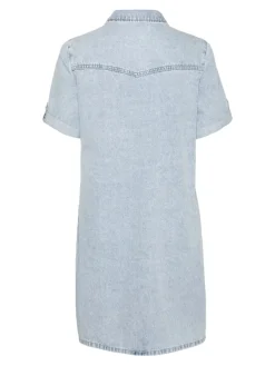 Vero Moda Kleider*VMJENNIE SS SHORT DENIM DRESS GA NOOS Light Blue Denim